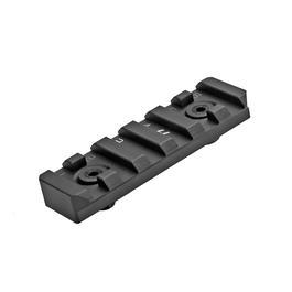 Strike Industries KeyMod / M-Lok Link 21mm Aluminium Schiene 6 Slots / 65 mm schwarz