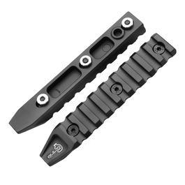 Ares KeyMod 21mm Aluminium Schienen Set Octarms 4.5-Zoll (2 Stück) schwarz