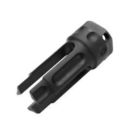 King Arms Stahl Tactical Flash-Hider Type 6 schwarz 14mm-