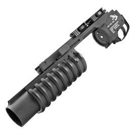 G&P Skull Frog QD M203 40mm Granatwerfer f. 20 - 22mm Schienen XShort-Type schwarz Bild 2