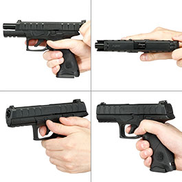 Kleinbild 8 Beretta APX mit Metallschlitten CO2 BB 6mmBB schwarz