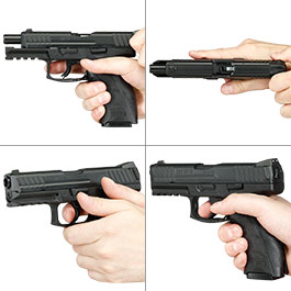 Kleinbild 8 Heckler & Koch VP9 Airsoft mit Metallschlitten CO2BB 6mm BB schwarz