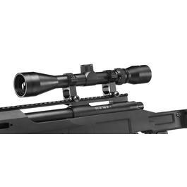Well MB4412D MSR Snipergewehr inkl. Zweibein / Zielfernrohr Springer 6mm BB schwarz Bild 3