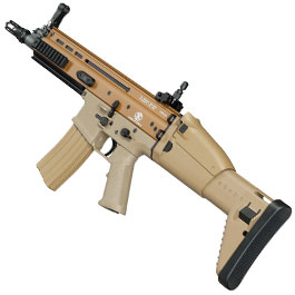 Kleinbild 11 Cybergun FN Herstal SCAR-L Vollmetall Nylon-Version S-AEG 6mm BB Tan