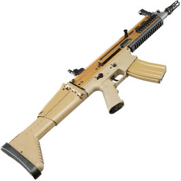 Kleinbild 6 Cybergun FN Herstal SCAR-L Vollmetall Nylon-Version S-AEG 6mm BB Tan