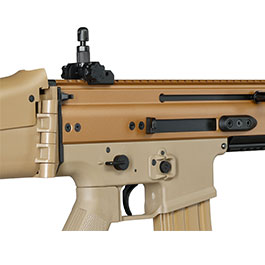 Kleinbild 9 Cybergun FN Herstal SCAR-L Vollmetall Nylon-Version S-AEG 6mm BB Tan