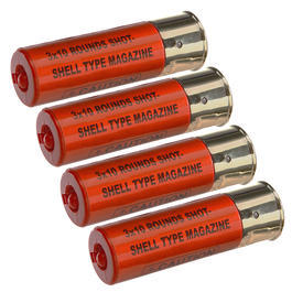 ASG Pumpgun Patronen Shells (4er Packung) rot