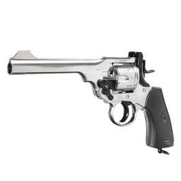 Gun Heaven Webley MK VI Revolver Vollmetall CO2 6mm BB chrom