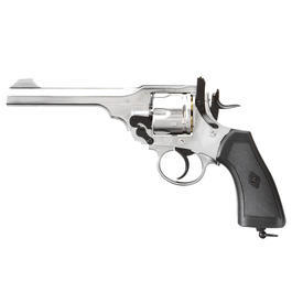 Gun Heaven Webley MK VI Revolver Vollmetall CO2 6mm BB chrom Bild 1 xxx: