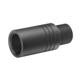 G&P 1.2 Zoll Aluminium Auenlauf Extension 14mm- schwarz