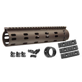 MadBull / Daniel Defense M4 Aluminium CNC MFR RAS-System 9 Zoll Tan