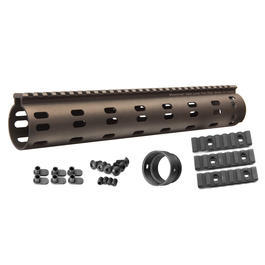 MadBull / Daniel Defense M4 Aluminium CNC MFR RAS-System 12 Zoll Tan