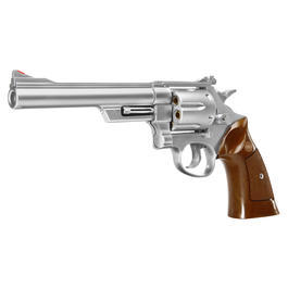 UHC M-29 6 Zoll Revolver mit Hülsen Springer 6mm BB silber / braun