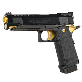 Tokyo Marui Hi-Capa 5.1 Gold Match Gas-Blow-Back 6mm BB schwarz