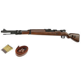 G&G Airsoft Karabiner 98K SE Gas Bolt-Action Gewehr mit Hlsenauswurf 6mm BB Echtholz-Version