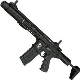Produktbild zu G&G GC16 PDW15 AR Vollmetall S-AEG 6mm BB schwarz ...