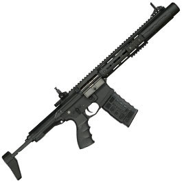 Kleinbild 3 G&G GC16 PDW15 AR Vollmetall S-AEG 6mm BB schwarz