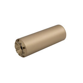 G&G Compact Midnight Hawk Aluminium Tracer Unit Suppressor 14mm- Desert Tan