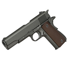Kleinbild 10 KWC M1911A1 Military Vollmetall CO2 BlowBack 6mm BB Parkerized