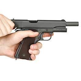 Kleinbild 11 KWC M1911A1 Military Vollmetall CO2 BlowBack 6mm BB Parkerized