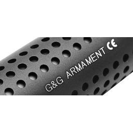 G&G O.T.S.-Style Alumininium Mock Suppressor 14mm- schwarz Bild 4