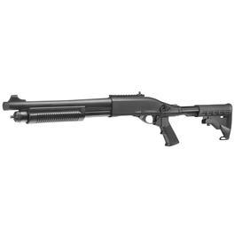 Jag Arms Scattergun TS Vollmetall Pump Action Gas Shotgun 6mm BB schwarz