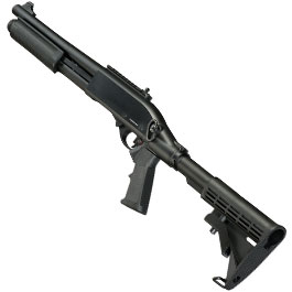 Kleinbild 11 Jag Arms Scattergun TS Vollmetall Pump Action Gas Shotgun 6mm BB schwarz
