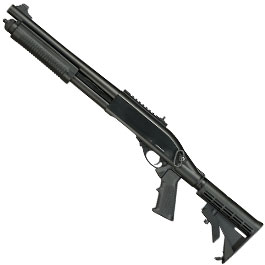 Kleinbild 2 Jag Arms Scattergun TS Vollmetall Pump Action Gas Shotgun 6mm BB schwarz