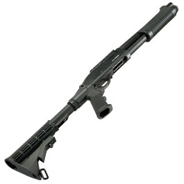 Kleinbild 5 Jag Arms Scattergun TS Vollmetall Pump Action Gas Shotgun 6mm BB schwarz