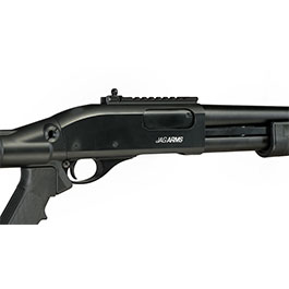 Kleinbild 9 Jag Arms Scattergun TS Vollmetall Pump Action Gas Shotgun 6mm BB schwarz