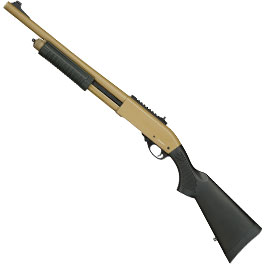 Kleinbild 1 Jag Arms Scattergun HD Vollmetall Pump Action Gas Shotgun 6mm BB tan