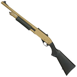 Kleinbild 2 Jag Arms Scattergun HD Vollmetall Pump Action Gas Shotgun 6mm BB tan