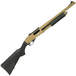 Kleinbild 3 Jag Arms Scattergun HD Vollmetall Pump Action Gas Shotgun 6mm BB tan