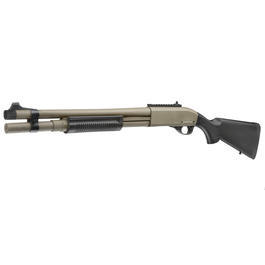 Jag Arms Scattergun HDS Vollmetall Pump Action Gas Shotgun 6mm BB tan