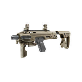 CAA Airsoft Division RONI Carbine Conversion Kit f. TM / KSC / WE G17 / G18C / G18 / G23F Dark Earth