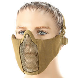 101 INC. Airsoft Gittermaske coyote