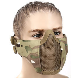 WoSport WST Airsoft Gittermaske Lower Face MC-Camo