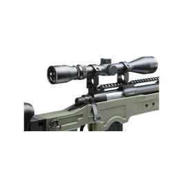 Well MB4411D MSR Snipergewehr inkl. Zweibein / Zielfernrohr Springer 6mm BB oliv Bild 5