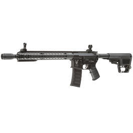 King Arms M4 TWS KeyMod Carbine Elite Vollmetall S-AEG 6mm BB schwarz
