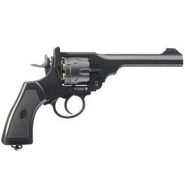 Well MK VI Revolver Vollmetall CO2 6mm BB schwarz Bild 2