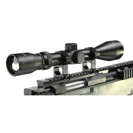 Kleinbild 4 Well MB4406D Mini-HE Snipergewehr inkl. Zweibein / Zielfernrohr Springer 6mm BB oliv