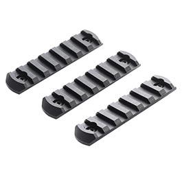 VFC LOCK 21mm Polymer-Schienen Set 7 Slots / 80mm (3 Stck) schwarz