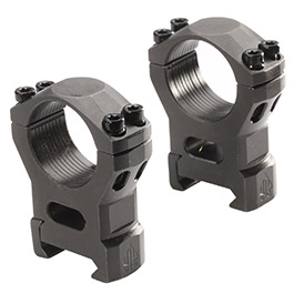 UTG Picatinny Stahl High Profile Rings f. 25mm Zielfernrohre (2 Stck) schwarz