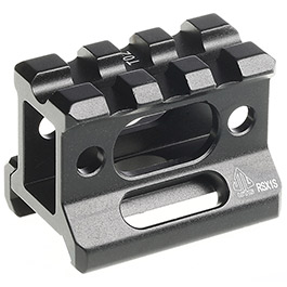 UTG Super Slim Scope-Riser 1 Zoll High Profile 3 Slots f. 20 - 22mm Schienen schwarz Bild 3