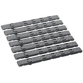 UTG KeyMod Low Profile Rail Panel Set 140mm (7 Stck) schwarz