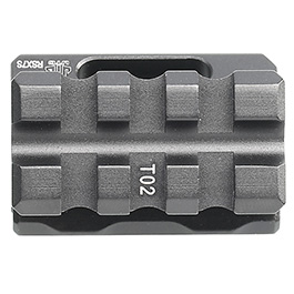 UTG Super Slim Scope-Riser 0.75 Zoll Medium Profile 3 Slots f. 20 - 22mm Schienen schwarz Bild 4