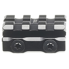 UTG Super Slim Scope-Riser 0.5 Zoll Low Profile 3 Slots f. 20 - 22mm Schienen schwarz Bild 1 xxx: