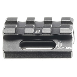 UTG Super Slim Scope-Riser 0.5 Zoll Low Profile 3 Slots f. 20 - 22mm Schienen schwarz Bild 2