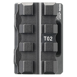 UTG Super Slim Scope-Riser 0.5 Zoll Low Profile 3 Slots f. 20 - 22mm Schienen schwarz Bild 4
