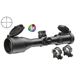 UTG Accushot EZ-Tap 4-16x44 Compact Zielfernrohr beleuchtet / Mil-Dot / 36 Colors